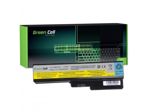 Green Cell Akku L08L6C02 L08L6Y02 L08N6Y02 L08S6Y02 tuotteeseen Lenovo G430 G450 G530 G550 G555 B460 B550 N500 V460 Z360