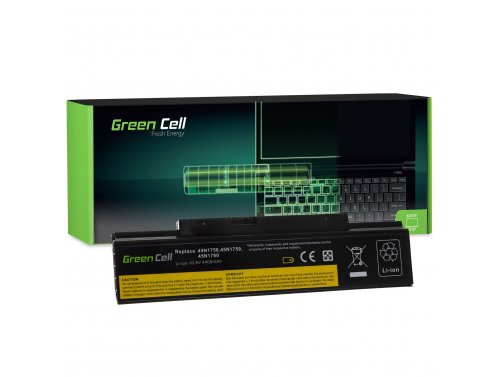 Green Cell 45N1758 45N1759 45N1760 45N1761 Akku tuotteeseen Lenovo ThinkPad Edge E550 E550c E555 E560 E565