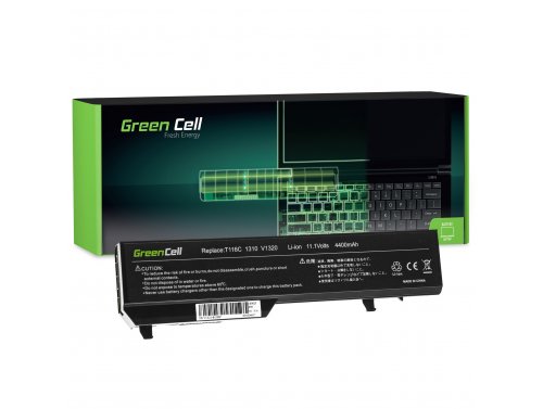 Green Cell Akku K738H T114C T116C tuotteeseen Dell Vostro 1310 1320 1510 1511 1520 2510