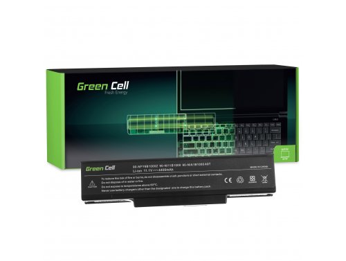 Green Cell -kannettava Akku BTY-M66 für Asus A9 A9000 X56SE COMPAL EL80 EL81 FL90 FL92 GL30 GL31 HGL31 JHL90 LG E500 MSI GE600