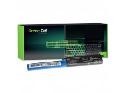 Green Cell Akku A31N1519 tuotteeseen Asus F540 F540L F540S F543M F543MA R540L R540M R540MA R540S R540SA X540 X540S X540SA X543MA