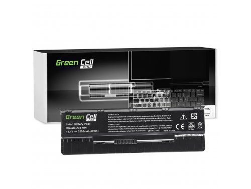 Green Cell PRO Akku A32-N56 tuotteeseen Asus N56 N56JR N56V N56VB N56VJ N56VM N56VZ N76 N76V N76VB N76VJ N76VZ N46 N46JV G56JR