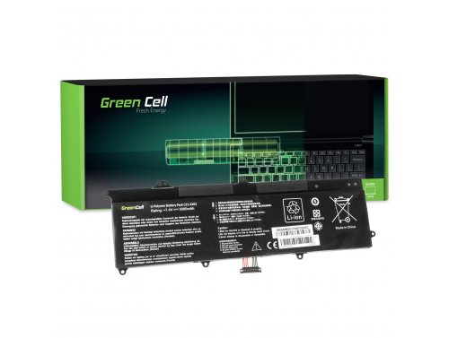Green Cell Akku C21-X202 tuotteeseen Asus X201 X201E VivoBook X202 X202E F201 F201E F202 F202E Q200 Q200E S200 S200E