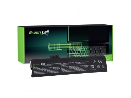 Green Cell -kannettavan akku 3S4000-G1S2-04 UNIWILL L50: lle Fujitsu-Siemens Amilo Pa2510 Pi1505 Pi1506 Pi2512 Pi2515