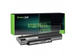 Green Cell Akku FPCBP250 FMVNBP189 tuotteeseen Fujitsu LifeBook A512 A530 A531 AH530 AH531 LH520 LH530 PH50