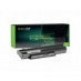 Green Cell Akku FPCBP250 FMVNBP189 tuotteeseen Fujitsu LifeBook A512 A530 A531 AH530 AH531 LH520 LH530 PH50
