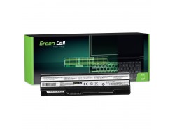 Green Cell -kannettavan akku BTY-S14 BTY-S15 MSI CR61 CR650 CX650 FX600 GE60 GE70 GE620DX GP60 GP70