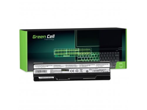 Green Cell Akku BTY-S14 BTY-S15 tuotteeseen MSI GE60 GE70 GP60 GP70 GE620 GE620DX CR650 CX650 FX400 FX600 FX700 MS-1756 MS-1757