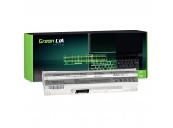Green Cell -kannettava Akku BTY-S12 BTY-S11 MSI Wind U100 U250 U270 U135DX -HIIRI LuvBook U100 PROLINE U100 Roverbook Neo U100