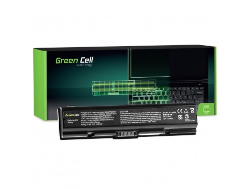 Green Cell Akku PA3534U-1BRS tuotteeseen Toshiba Satellite A200 A300 A305 A500 A505 L200 L300 L300D L305 L450 L500