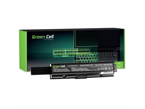 Green Cell -kannettava Akku PA3534U-1BRS Toshiba Satellite A200 A205 A300 A300D A305 A500 L200 L300 L300D L305 L450 L500 L505