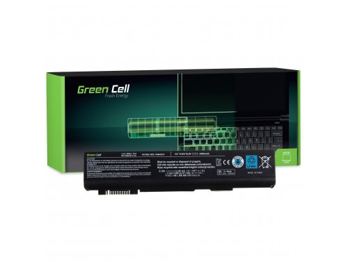 Green Cell Akku PA3788U-1BRS PABAS223 tuotteeseen Toshiba Tecra A11 A11-19C A11-19E A11-19L M11 S11 Toshiba Satellite Pro S500