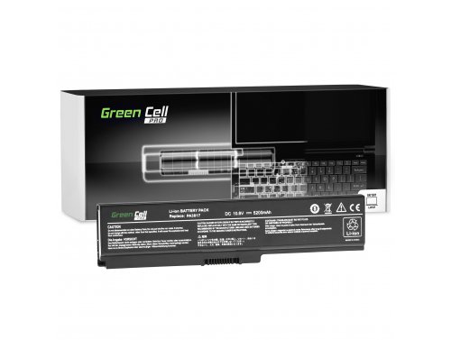 Green Cell PRO Akku PA3817U-1BRS tuotteeseen Toshiba Satellite C650 C650D C655 C660 C660D C665 C670 C670D L750 L750D L755 L770