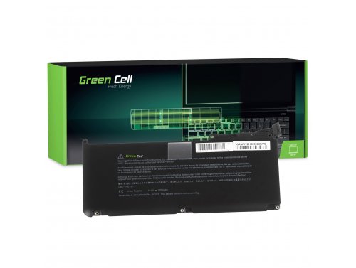 Green Cell Akku A1331 tuotteeseen Apple MacBook 13 A1342 Unibody (Late 2009, Mid 2010)