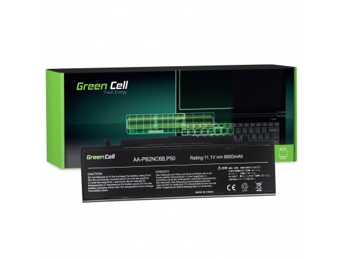 Green Cell -kannettava Akku AA-PB4NC6B AA-PB2NX6W Samsung NP-P500 NP-R505 NP-R610 NP-SA11 NP-R510 NP-R700 NP-R560 NP-R509 NP-R7