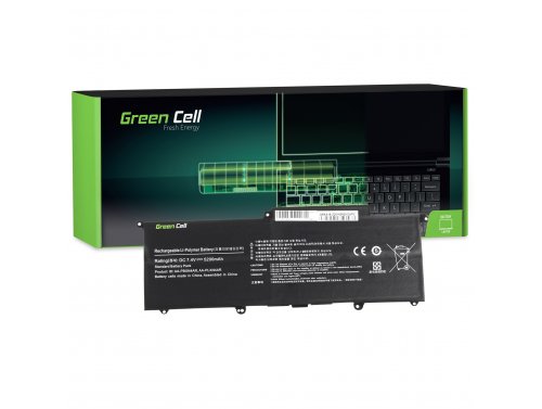 Green Cell Akku AA-PBXN4AR AA-PLXN4AR tuotteeseen Samsung 900X NP900X3B NP900X3C NP900X3E NP900X3F NP900X3G