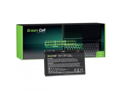 Green Cell Akku GRAPE32 TM00741 tuotteeseen Acer Extensa 5000 5220 5610 5620 TravelMate 5220 5520 5720 7520 7720