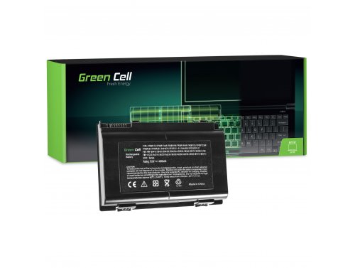 Green Cell -kannettava Akku FPCBP176 Fujitsu LifeBook A8280 AH550 E780 E8410 E8420 N7010 NH570