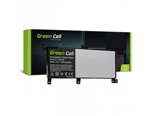 Green Cell Akku C21N1509 tuotteeseen Asus X556U X556UA X556UB X556UF X556UJ X556UQ X556UR X556UV