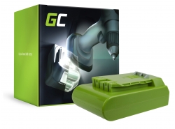 Green Cell ® Akku für Werkzeug GreenWorks 29852 G-24 G24 24V 2Ah