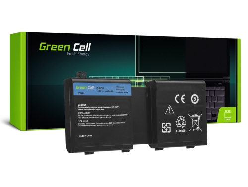 Green Cell -kannettavan tietokoneen akku 2F8K3 Dell Alienwarelle 17 18