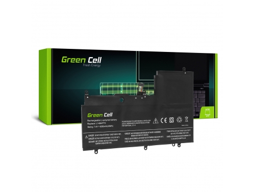 Green Cell -kannettavan akku L14M4P72 L14S4P72 Lenovo Yoga 3-1470 700-14ISK