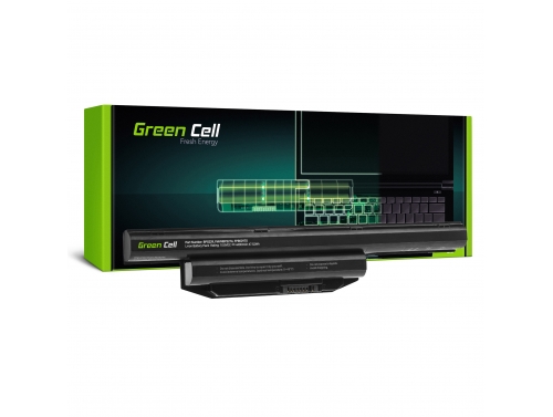 Green Cell Akku tuotteeseen Fujitsu LifeBook A514 A544 A555 AH544 AH564 E547 E554 E733 E734 E736 E743 E744 E746 E753 E754 E756