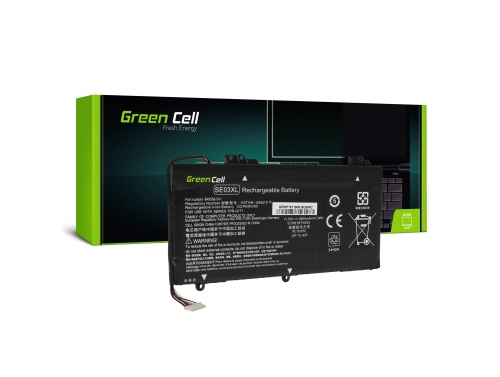 Green Cell Akku SE03XL 849908-850 849568-421 849568-541 tuotteeseen HP Pavilion 14-AL 14-AL000 14-AL100 14-AV