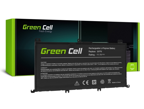 Green Cell Akku 357F9 71JF4 0GFJ6 tuotteeseen Dell Inspiron 15 5576 5577 7557 7559 7566 7567