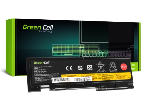 Green Cell Akku 45N1036 45N1037 45N1038 42T4844 42T4845 42T4847 0A36287 tuotteeseen Lenovo ThinkPad T420s T420si T430s T430si