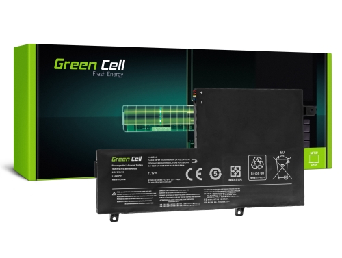 Green Cell Akku L14M3P21 L14L3P21 tuotteeseen Lenovo S41-70 Yoga 500-14ISK 500-15ISK 500-14IBD 500-14IHW 500-15IBD 500-15IHW