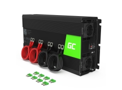 Invertteri Green Cell ® -taajuusmuuttajan jännitemuuntaja 12V - 230V 3000W / 6000W Modifioidun siniaallon + USB
