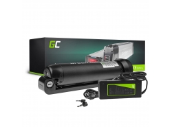 Green Cell Sähköpyörän Akku 24V 7.8Ah 187Wh Down Tube Ebike 2 Pin varten E-Go Hopper Viking ja Laturi