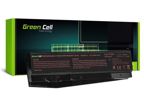 Green Cell Akku N850BAT-6 tuotteeseen Clevo N850 N855 N857 N870 N871 N875, Hyperbook N85 N85S N87 N87S