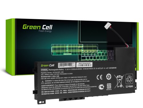 Green Cell -kannettavan akku VV09XL HP ZBook 15 G3 G4: lle