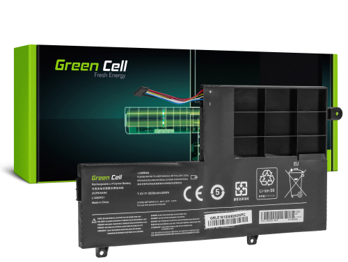 Green Cell Akku L14L2P21 L14M2P21 tuotteeseen Lenovo S41-70 500-14IBD 500-14IHW 500-14ISK 500-15 500-15IBD 500-15IHW 500-15ISK