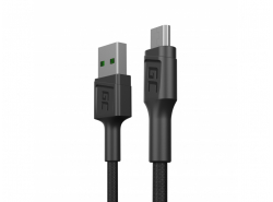 Kaapeli Micro USB 30cm Green Cell Power Stream, pikalatauksella, Ultra Charge, Quick Charge 3.0