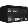 Green Cell® AGM VRLA 12V 10Ah huoltovapaa akku UPS-katkottoman virtalähteen UPS-järjestelmille