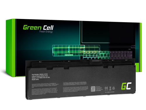 Green Cell -kannettavan tietokoneen akku WD52H GVD76 Dell Latitude E7240 E7250: lle