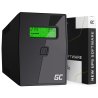 Green Cell Keskeytymätön Virtalähde UPS 600VA 360W LCD-näytöllä + Uusi sovellus
