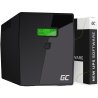 Green Cell Keskeytymätön Virtalähde UPS 2000VA 1400W LCD-näytöllä Puhdas Siniaalto + Uusi sovellus