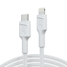 Kaapeli Valkoinen USB-C – Lightning MFi 1m Green Cell Power Stream, pikalatauksella Power Delivery Apple iPhoneen