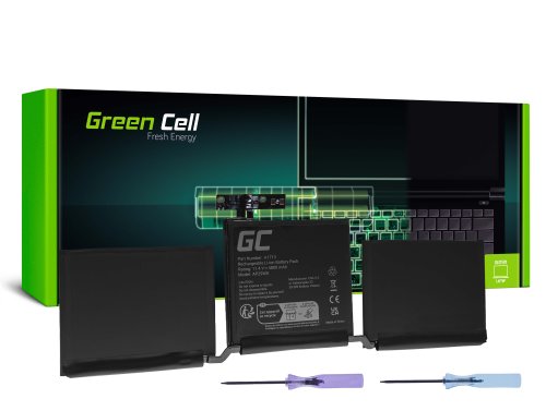Green Cell Akku A1713 tuotteeseen Apple MacBook Pro 13 A1708 (2016, 2017)