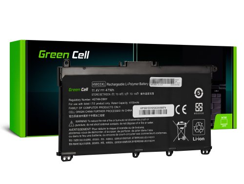 Green Cell Akku HW03XL L97300-005 tuotteeseen HP 250 G9 255 G8 255 G9 17-CN 17-CP Pavilion 15-EG 15-EH