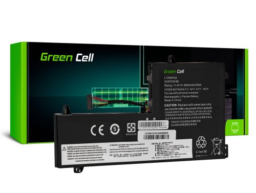 Green Cell Akku L17C3PG1 L17L3PG1 L17M3PG1 L17M3PG2 L17M3PG3 tuotteeseen Lenovo Legion Y530-15ICH Y540-15IRH