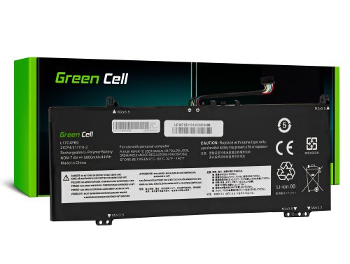 Green Cell Akku L17C4PB2 L17M4PB0 L17M4PB2 tuotteeseen Lenovo IdeaPad 530S-14ARR 530S-14IKB Yoga 530-14ARR 530-14IKB