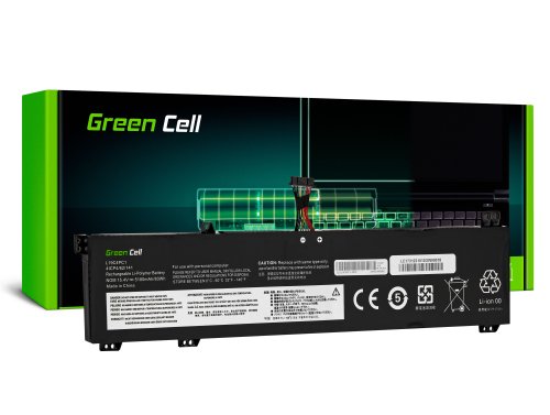 Green Cell Akku L19C4PC1 L19M4PC1 tuotteeseen Lenovo Legion 5 5-15ARH05 5-15ARH05H 5-15IMH05 5-15IMH05H 5P-15ARH05H
