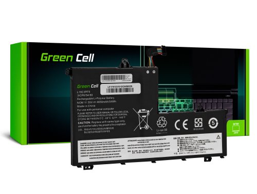 Green Cell Akku L19C3PF1 L19D3PF1 L19L3PF8 L19M3PF1 tuotteeseen Lenovo ThinkBook 14-IIL 14-IML 15-IIL 15-IML
