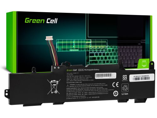 Green Cell Akku Vihreä kenno SS03XL HP EliteBook 735 G5 G6 745 G5 G6 830 G5 G6 836 G5 840 G5 G6 846 G5 G6 -malliin