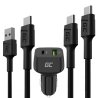 Pikalataussarja matkapuhelimille – 48W USB-C USB-A laturi + 2x 30 cm USB-C-kaapelia